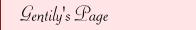 Gentily's Page